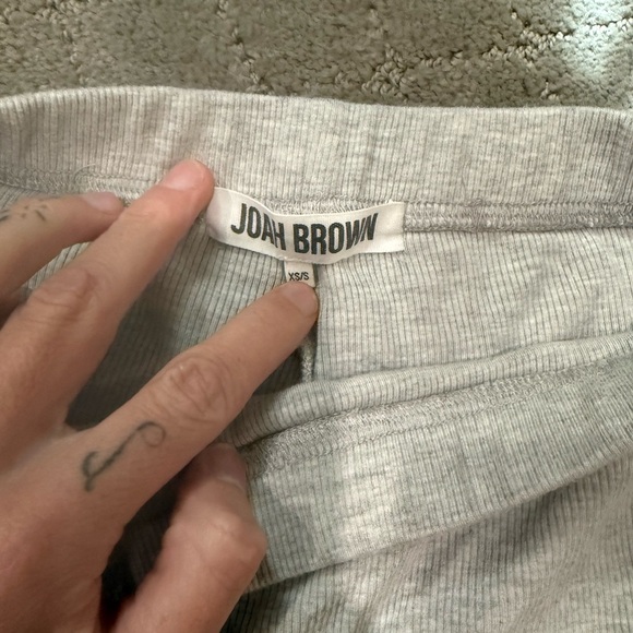Joah Brown Light Gray Athletic Shorts - Picture 2 of 2